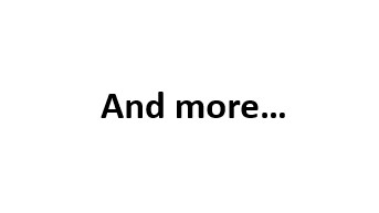 andmore